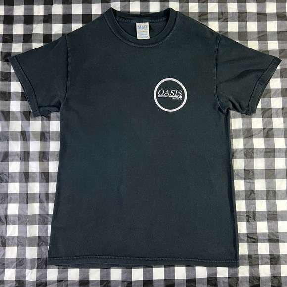 Oasis Night Club Upland California Nightlife Vintage T Shirt Black S - Picture 2 of 7